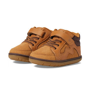 Stride Rite SRT Ames Honey Yellow Boy Boots Size 6.5 Brown Kids Shoes NIB